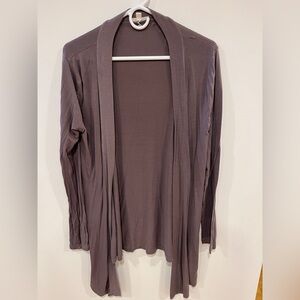 Zenana Outfitters Open Front Cardigan - Taupe